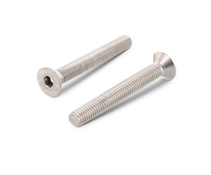 Гвинт, головка потайна M5x45 шліц шестигранний (INBUS), цинк